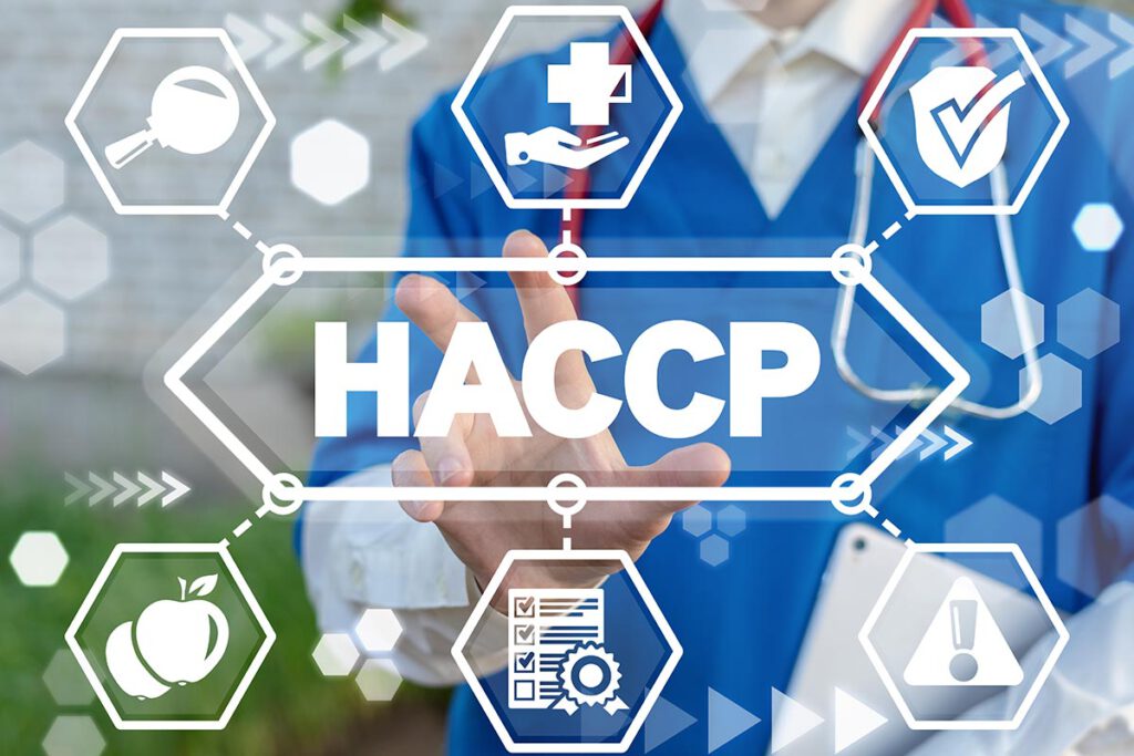 HACCP Konzept (Hazard Analysis Cristical Control Point) speziell für Lebensmittelverarbeitende- sowie lagernde Unternehmen